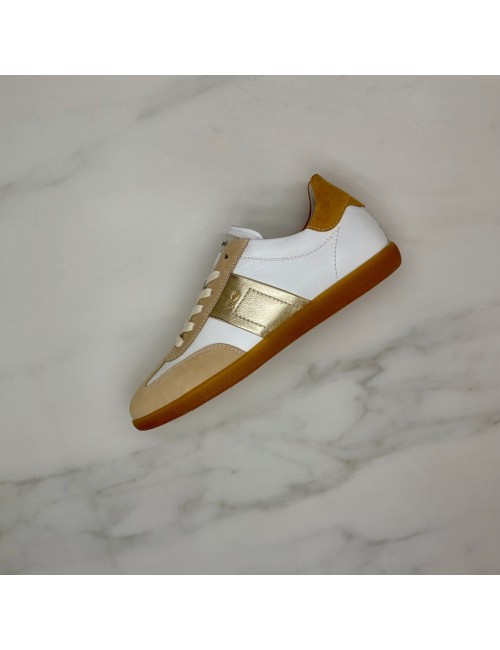 DEPORTIVO retro beig blanco