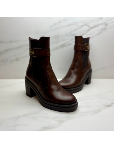 CHELSEA tacon marron