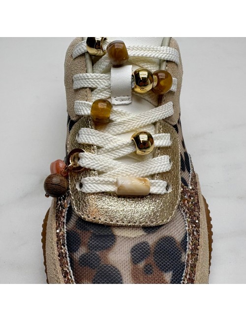 SUPER SNEAKER abalorios leo