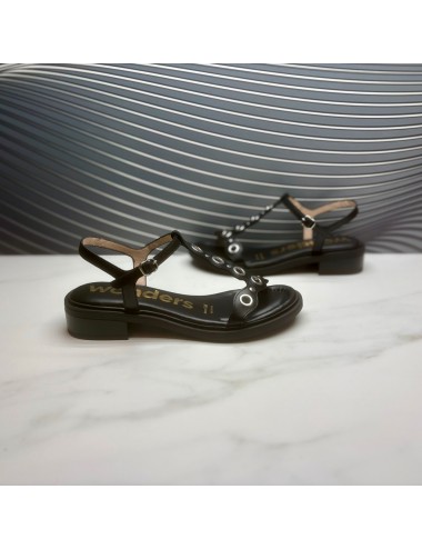 SANDALIA aros negra