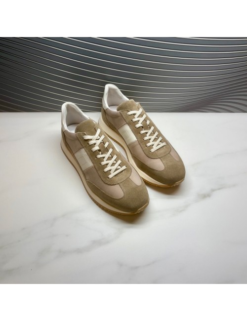 DEPORTIVO taupe blanco