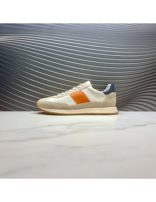 DEPORTIVO blanco naranja