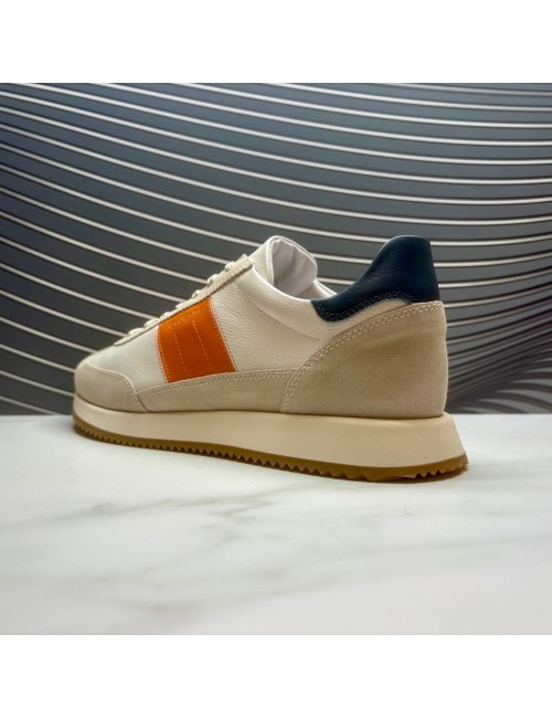 DEPORTIVO blanco naranja
