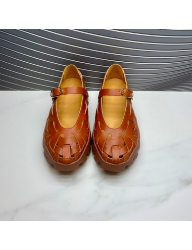 ZAPATO hebilla trenzado cuero