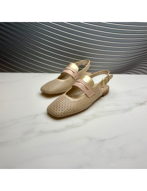 ZAPATO abierto beig