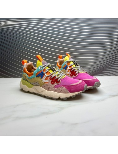 SNEAKER fuxia naranja mora