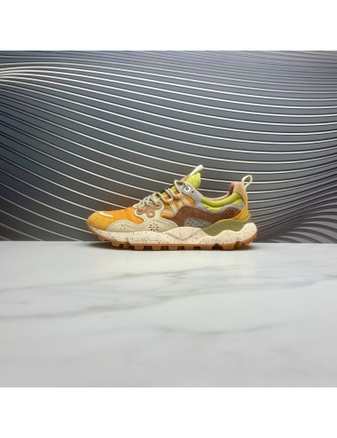 SNEAKER naranja gris verde