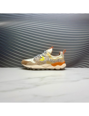 SNEAKER hielo taupe naranja