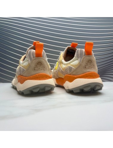 SNEAKER hielo taupe naranja