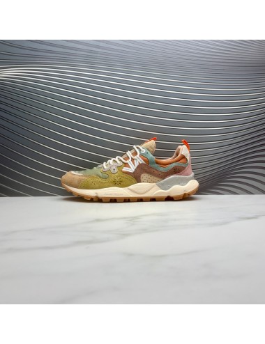 SNEAKER verde marron cuero