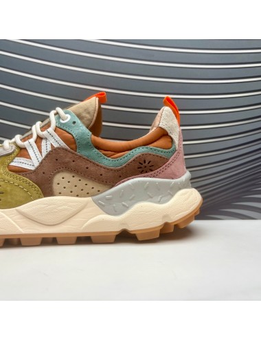 SNEAKER verde marron cuero