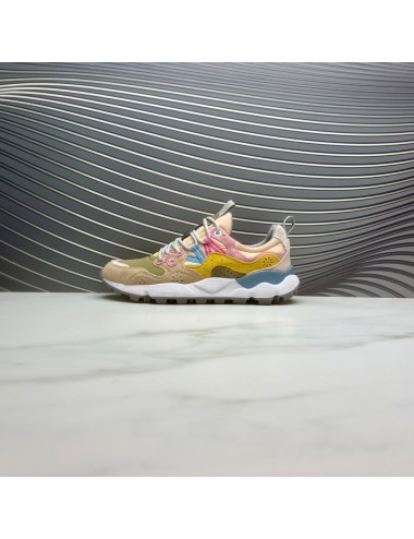 SNEAKER verde taupe rosa