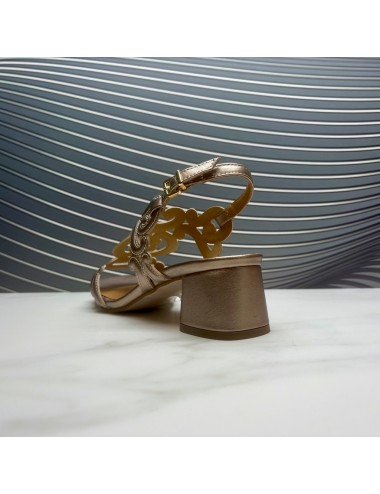 SANDALIA medio tacon taupe