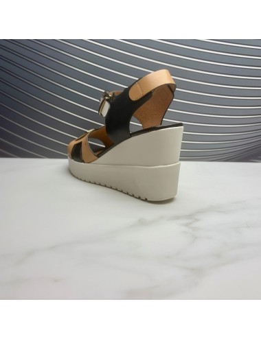 SANDALIA super cuna negra camel