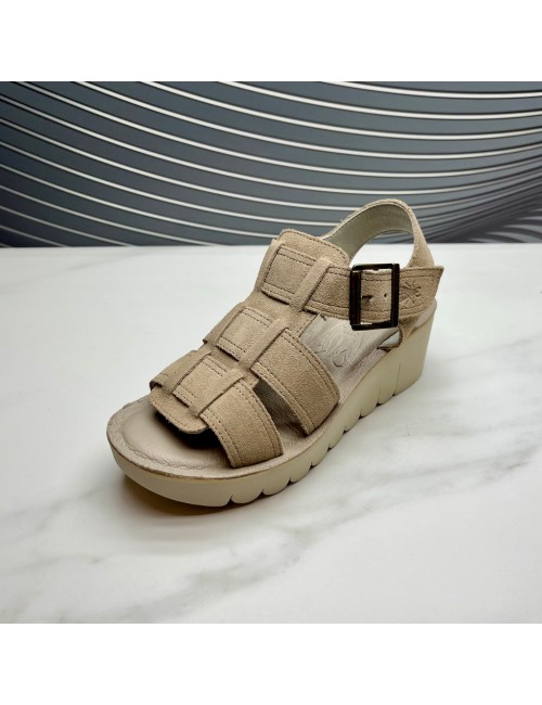 SANDALIA cuna taupe