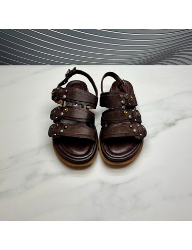 SANDALIA minicuna marron