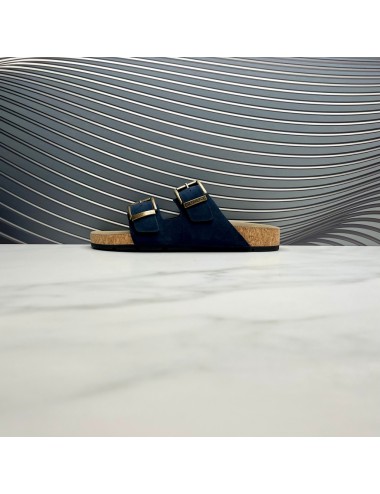SANDALIA  hebillas azul