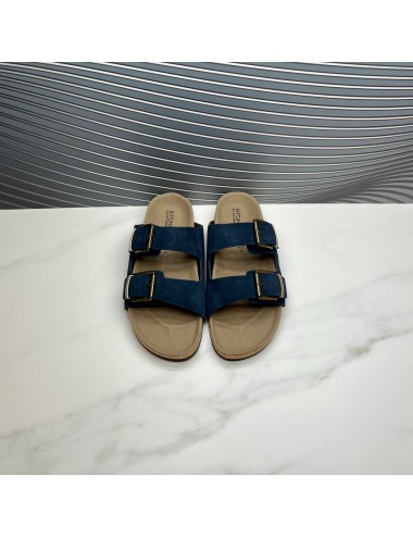 SANDALIA  hebillas azul