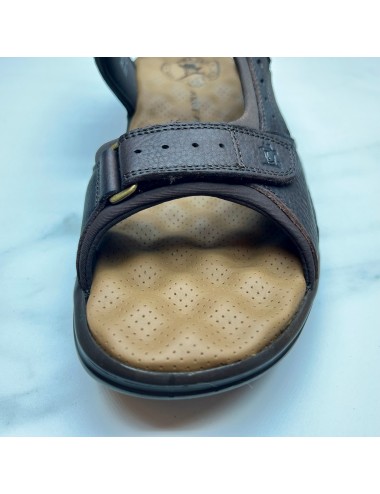 SANDALIA velcros marron