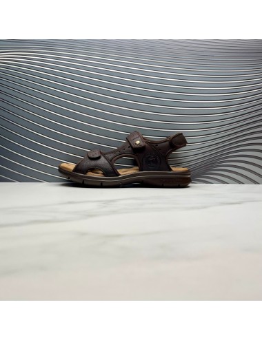 SANDALIA velcros marron