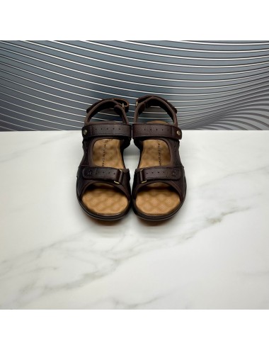 SANDALIA velcros marron
