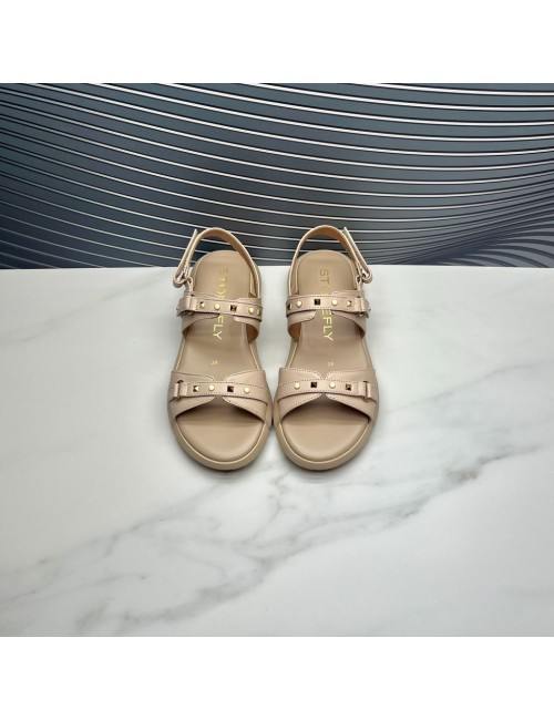 SANDALIA tachas beig