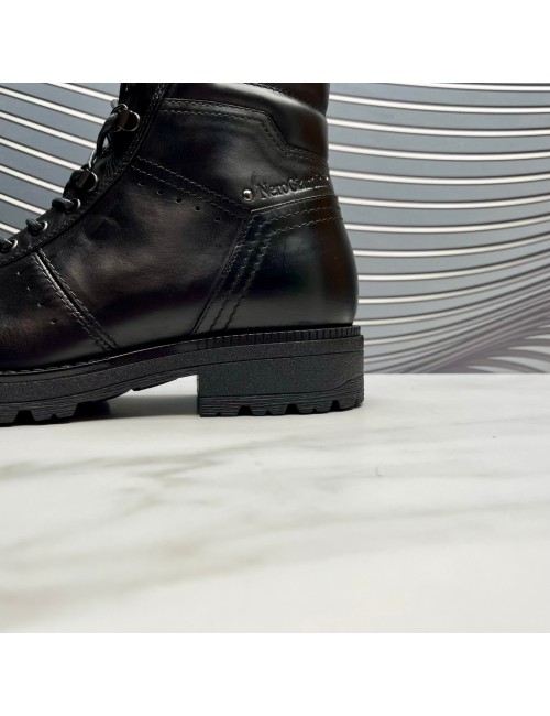 Botin multicordon negro