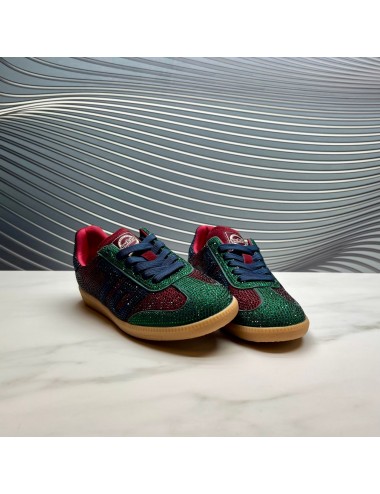 RETRO SNEAKER brillos burdeos 