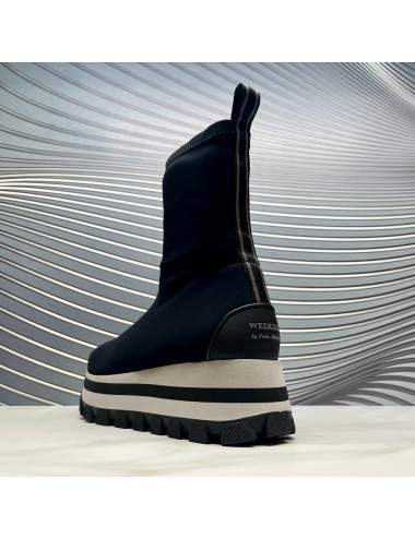 BOTIN hidrofugado plataforma negro