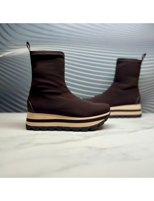 BOTIN hidrofugado plataforma marron