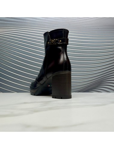 Botin cremallera marron