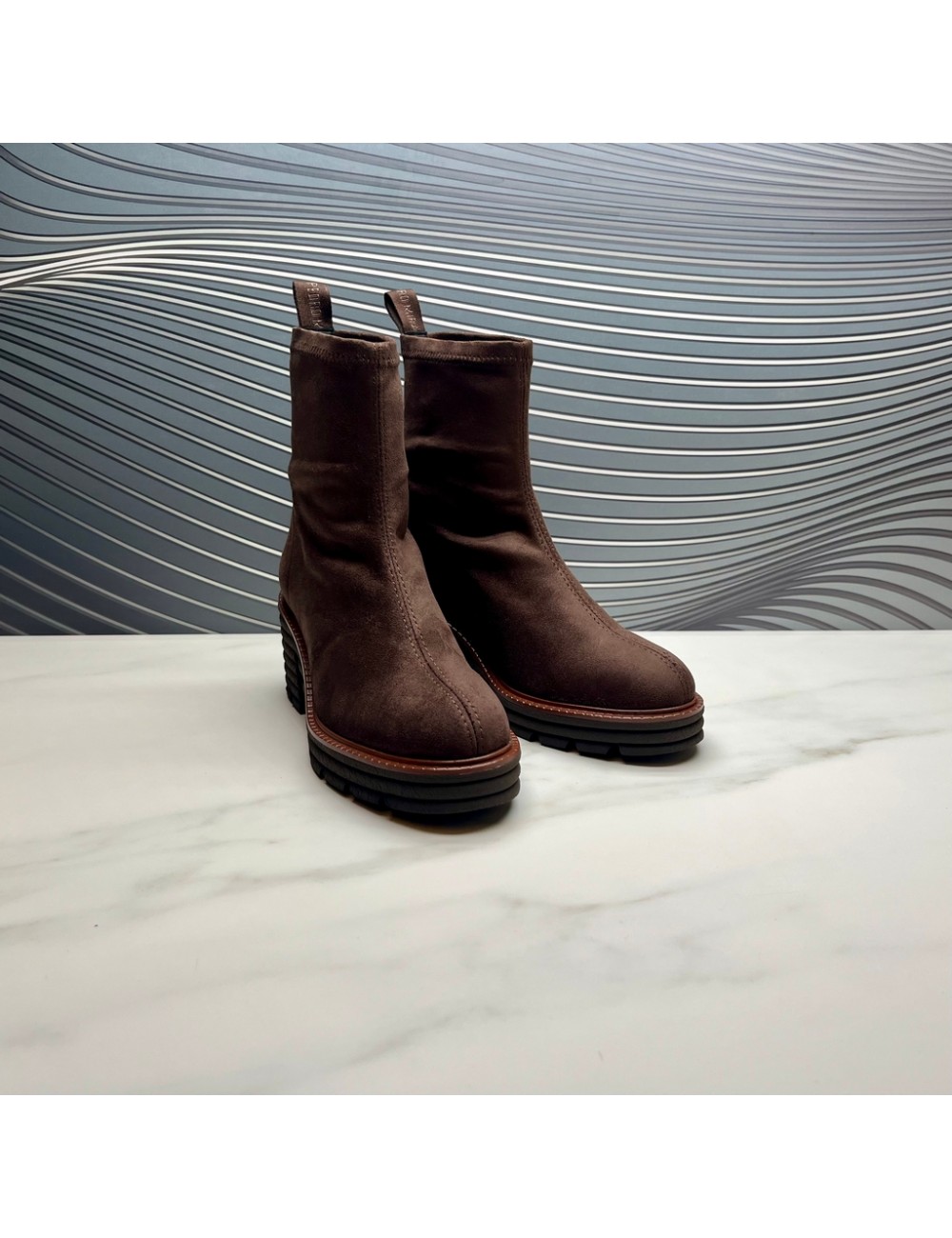 BOTIN hidrofugado tacon marron