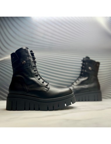 Botin plataforma negro