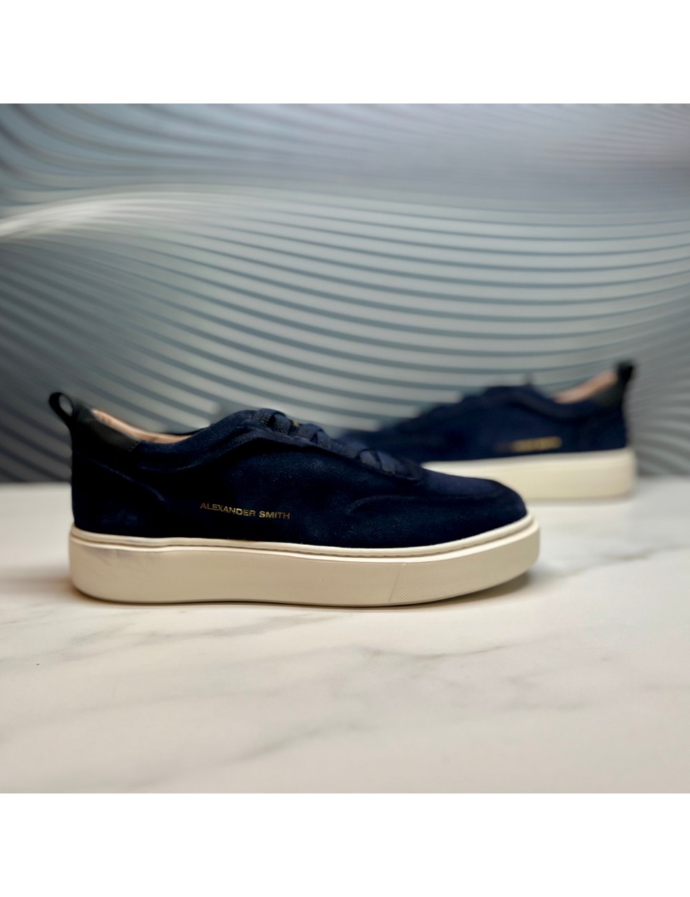 SNEAKER elasticos azul
