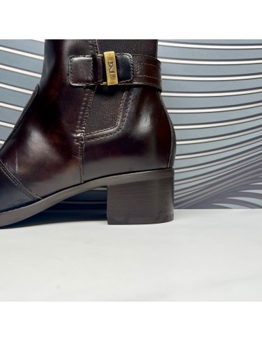 Botin mini tacon marron
