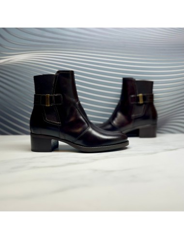 Botin mini tacon marron