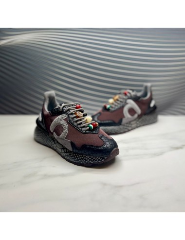 SNEAKER marron negro