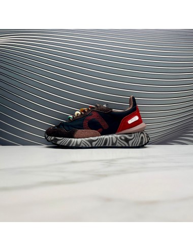 SNEAKER negro rojo