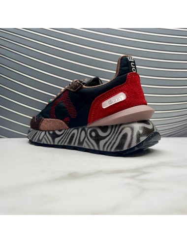 SNEAKER negro rojo