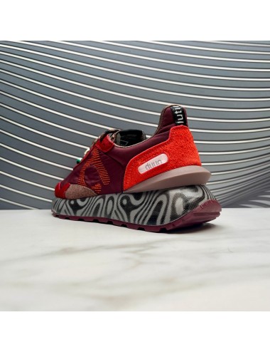 SNEAKER burdeos rojo