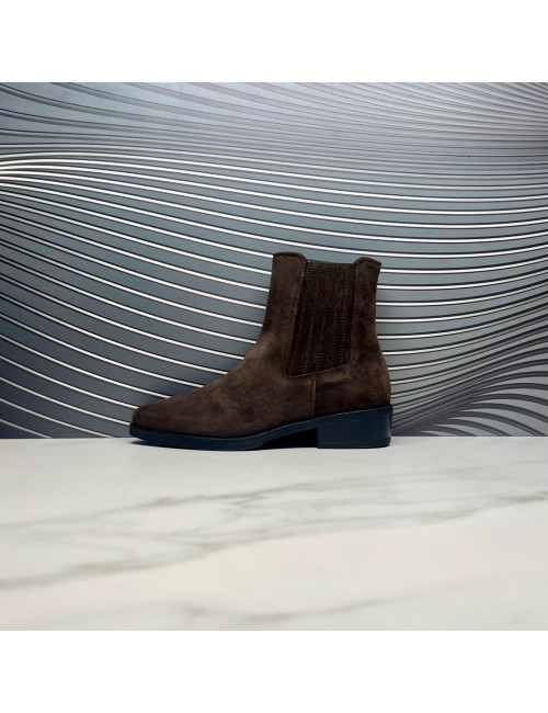 BOTIN puntera nobuck marron