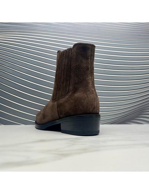 BOTIN puntera nobuck marron