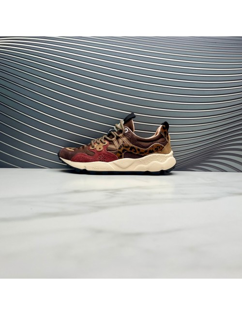 SNEAKER marron burdeos leo