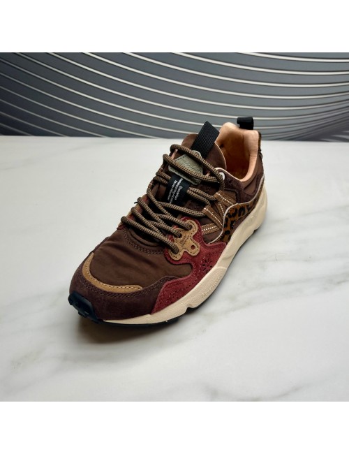 SNEAKER marron burdeos leo