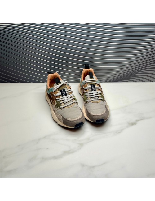 SNEAKER gris leo cuero