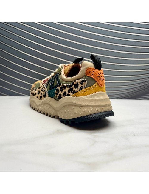 SNEAKER PLATAFORMA camel leo