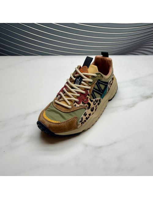 SNEAKER PLATAFORMA camel leo