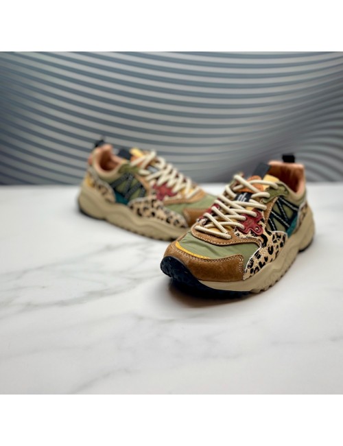 SNEAKER PLATAFORMA camel leo
