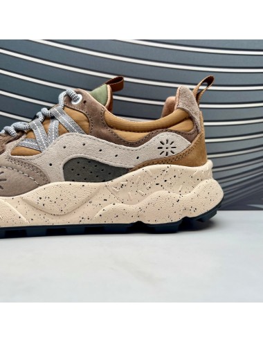 SNEAKER gris camel taupe