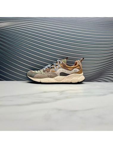 SNEAKER gris camel taupe
